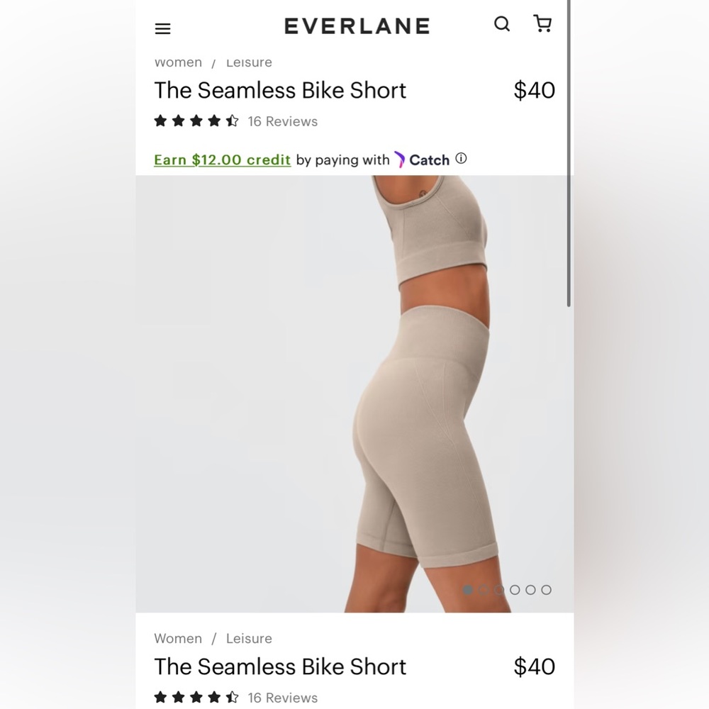 Everlane Seamless Bike Short